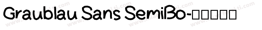 Graublau Sans SemiBo字体转换